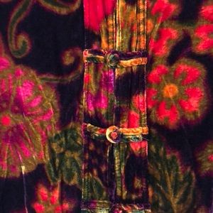 Asian inspired velvet/velour